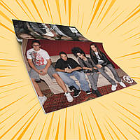 Зошит А5 на скобі 48 л. карта Tokio Hotel 013