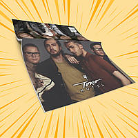 Зошит А5 на скобі 48 л. карта Tokio Hotel 014