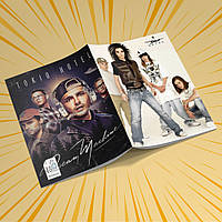 Зошит А5 на скобі 48 л. карта Tokio Hotel 018