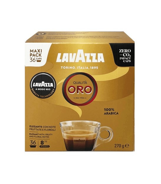 Кава в капсулах Lavazza A Modo Mio Qualita Oro 36 шт. (Лавацца Модо Міо). Італія