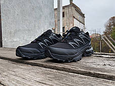 Чоловічі термо кросівки Salomon XT-6 Gore-Tex Black чорні водонепроникні, фото 4