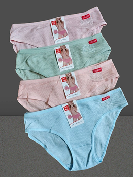 Плавки труси жіночі бавовна стрейч №0125 р.42-44 46 48. Від 6 шт по 29грн.