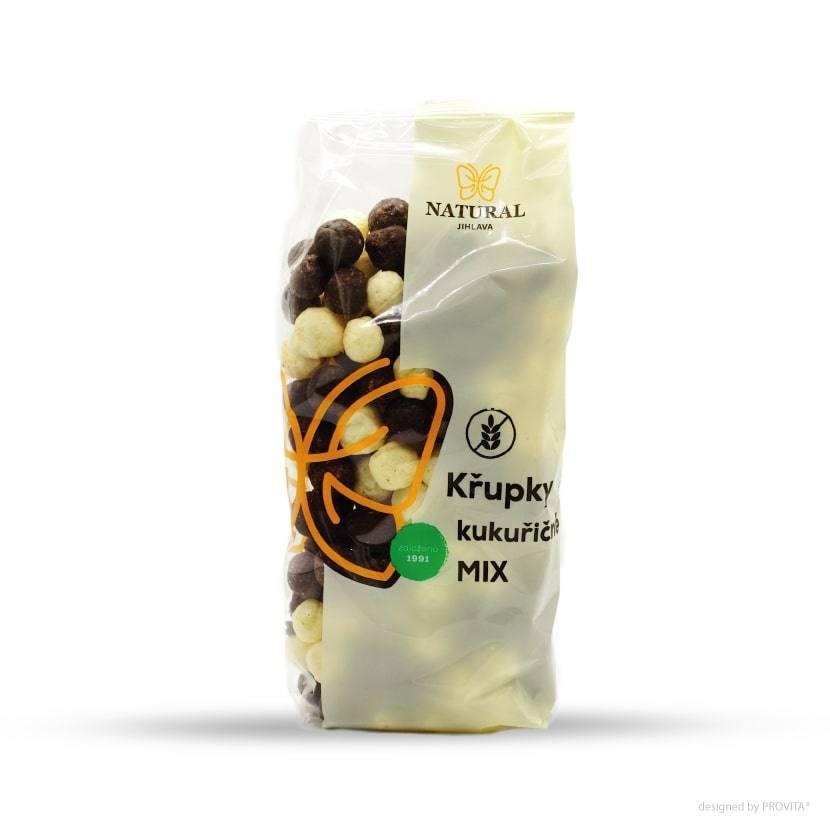 Шарики кукурудзяні в йогурті та шоколаді ,безглютенові 140г ,Natural