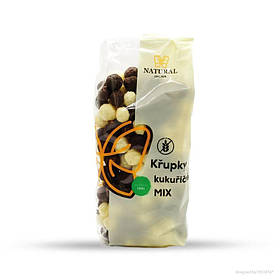 Шарики кукурудзяні в йогурті та шоколаді ,безглютенові 140г ,Natural