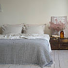 Покривало муслинове з бахромою 170*220 ТМ La Modno Fancy Simply Taupe