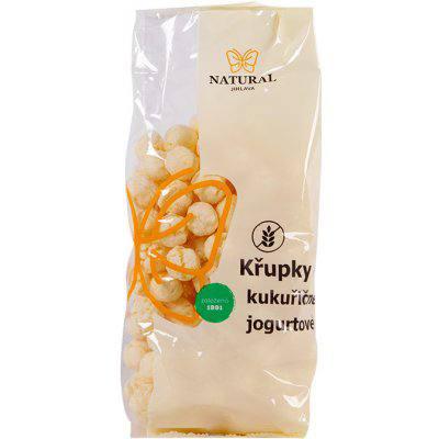 Шарики кукурудзяні в йогурті безглютенові 140г ,Natural, фото 1