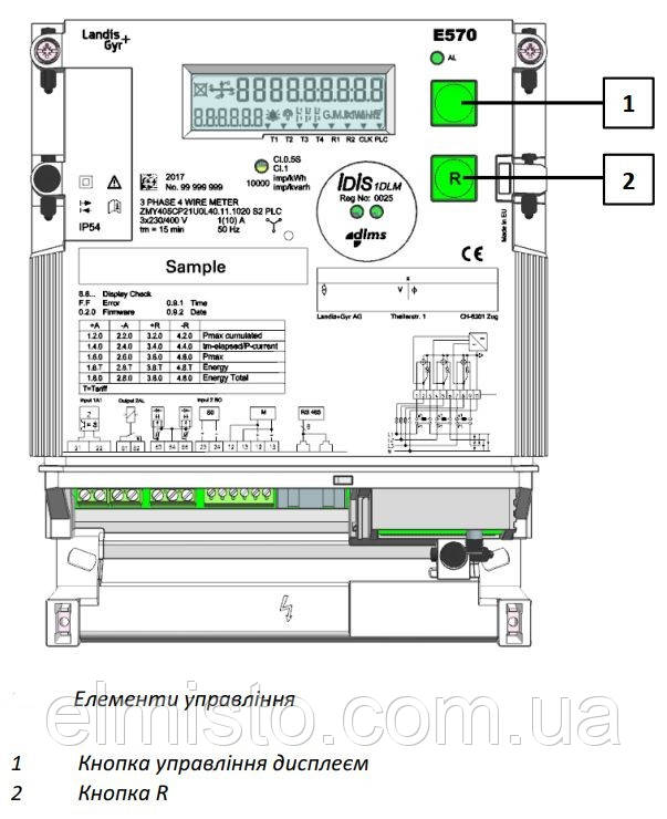 Счетчик Landis+Gyr E570 ZMY