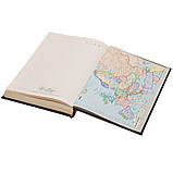 Щоденник датований А5 на 2026 рік бумвініл тверда обкладинка бежевий блок (Італія), фото 9