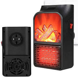 Портативний обігрівач з LCD екраном 900Вт, Flame Heater / Електрообігрівач міні камін