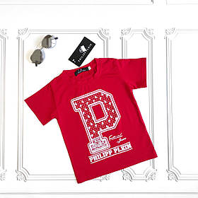 Дитяча червона футболка Philipp Plein