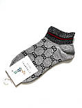 Шкарпетки жіночі дитячі Dior Gucci 34-39 білі чорні сірі люрекс, фото 8
