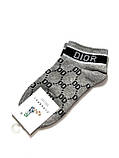 Шкарпетки жіночі дитячі Dior Gucci 34-39 білі чорні сірі люрекс, фото 10