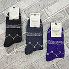 Шкарпетки жіночі високі зимові з махрою р.23-25 малюнок асорті ЕКО 20032456, фото 2