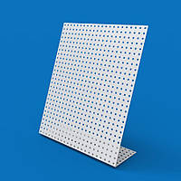 Перфорований стенд настільний 33х40 похилий, білий