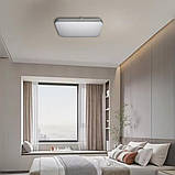 LED світильник квадратний стельовий накладний 45W ULM-S01-S-400-45-L1, квадратна світлодіодна люстра, фото 3