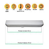 LED світильник квадратний стельовий накладний 45W ULM-S01-S-400-45-L1, квадратна світлодіодна люстра, фото 2