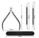 Набір манікюрних інструментів BeeChip (5 предметів), фото 3