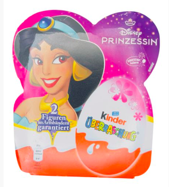 Набір кіндерів Kinder Disney 4 шт 80г. Німеччина
