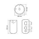 Умивальник (раковина) VBI MATERA WHITE підлоговий, фото 2