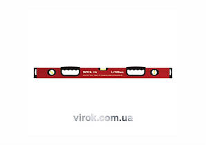 Рівень алюмінієвий YATO : L= 150 см. 3 капсули, 2 ручки [20]