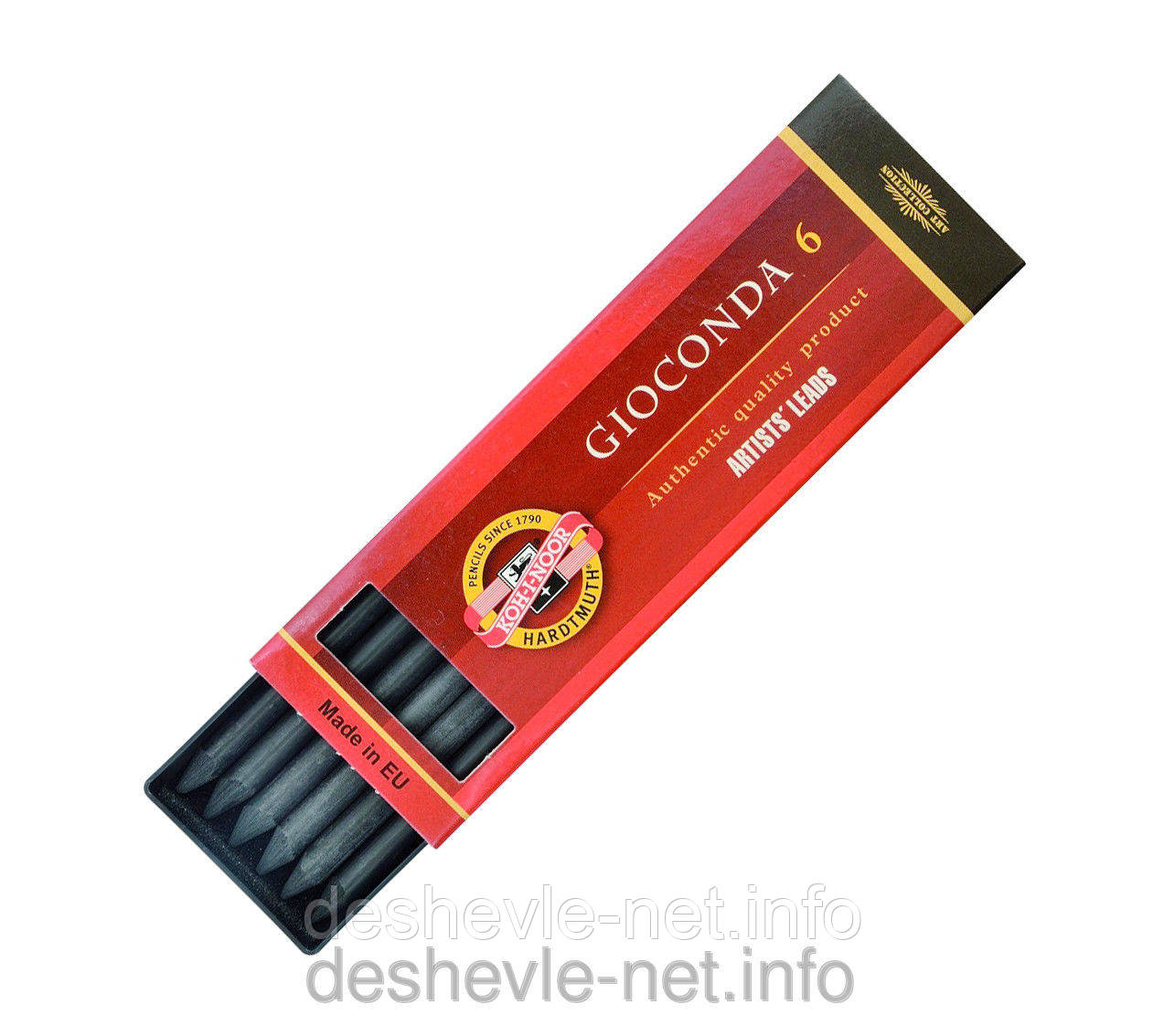 Грифель чорний, 5,6 мм, 6B 4865/6B Koh-I-Noor