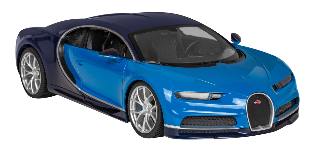 Bugatti Chiron blue RASTAR модель 1:14 Автомобіль на дистанційному керуванні + світлодіодні фари + пульт 2,4, фото 1