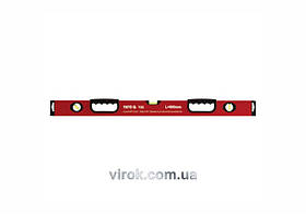 Рівень алюмінієвий YATO : L= 60 см. 3 капсули, 2 ручки [10/30]