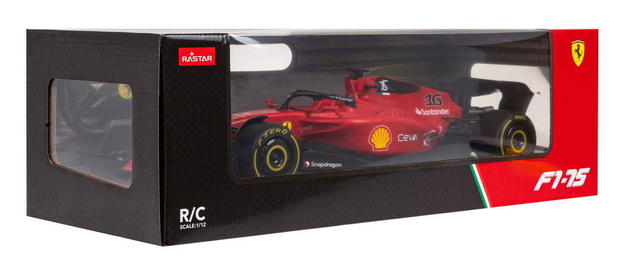Ferrari F1 75 червоний RASTAR модель 1:12 Гоночний автомобіль на дистанційному керуванні + пульт 2,4 ГГц +, фото 1