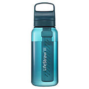 Пляшка-фільтр для води LifeStraw Go Filter Bottle, 1 л, Laguna Teal (LSW LGV41LTLWW)