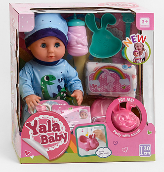 Пупс функціональний Yala Baby YL 1981 T ходить в туалет їсть музичний горщик аксесуари