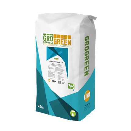 Добриво GroGreen NPK 15-30-15+2MgO + TE Lima - 25 кг, фото 1