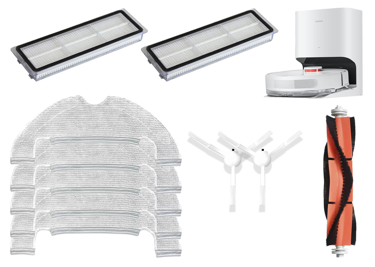 Набір змінних аксесуарів (10 шт.) для Xiaomi Mi Robot Vacuum X10, фото 1