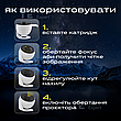 Нічник проектор зоряного неба Galaxy лазерний світильник домашній планетарій лампа 12 галактик - Білий, фото 9