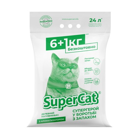 Super Cat (Супер Кет) Наповнювач дерева СТАНДАРТ 6+1кг