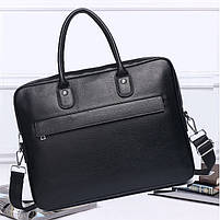 Чоловіча шкіряна сумка-портфель для ноутбука Tiding Bag TM-57544, фото 3