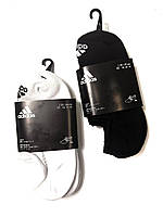 Шкарпетки низькі Adidas Thin and Light No-Show 3-Pack — чорні