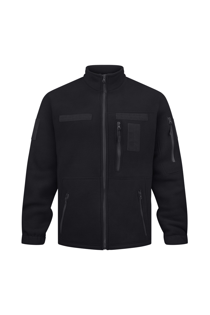 Тактична флісова кофта Медіум, чорний - фото 1 - id-p2396679490