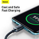 Кабель Type-C — Type-C Baseus Crystal Shine CAJY000601 1.2 м, чорний, фото 5