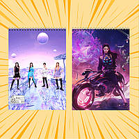 Альбом А4 для малювання 48 л. 150 гр.м² K-Pop Aespa 008