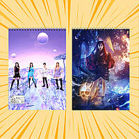 Альбом А4 для малювання 48 л. 150 гр.м² K-Pop Aespa 014