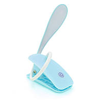 Гнучка настільна лампа-прищіпка SW-D812 з кріпленням-прищіпкою 3 реж акум 300mAh 3 г роботи 25см Blue florentia