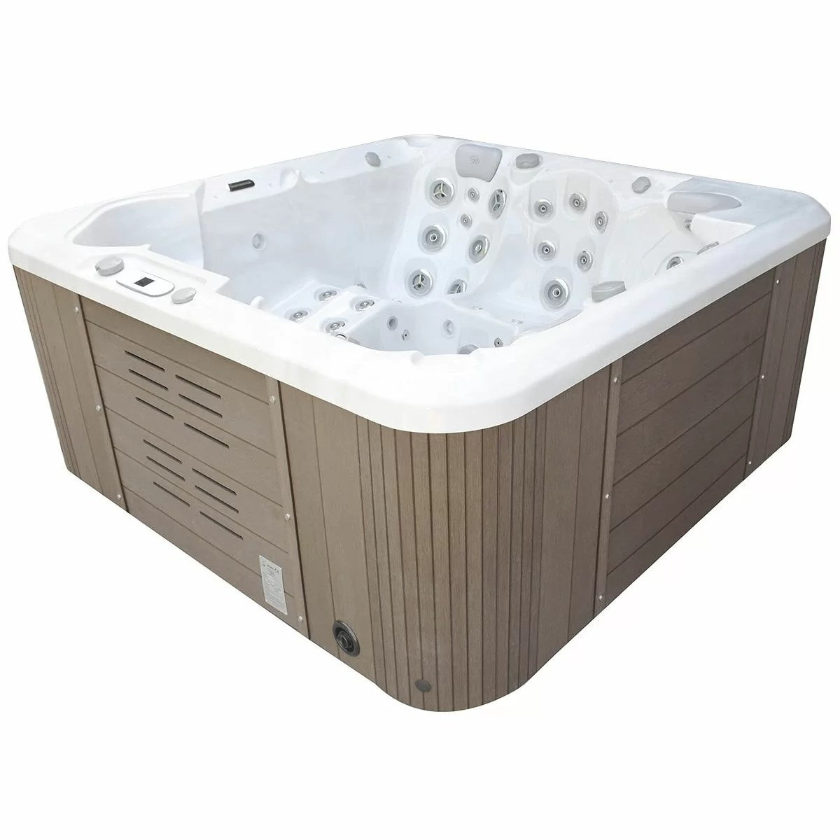 Гідромасажний басейн Ique Dreamline-II 2200-II-DD-BP (Wi-Fi) Brushed walnut, фото 1