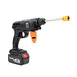 Акумуляторна мийка Makita DHW060ZK (36V, 5Ah, 26bar), бездротова мийка, мінімиття для авто, фото 3