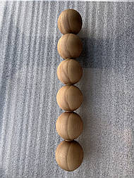 Меблеві ніжки і опори дерев'яні для столу кулі H.715 D.123 / Високі Кулі - 6.2