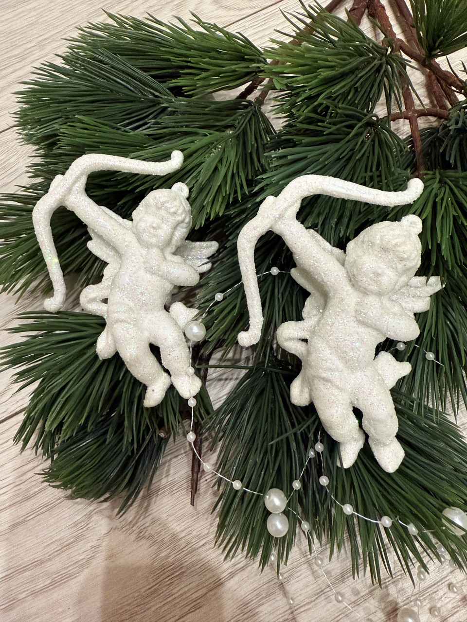 Ялинкова прикраса - Купідон ( полістоун , 10 см), фото 1