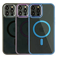 Чохол TPU+PC+Metal Calais with MagSafe для iPhone 12 Pro Max Колір Black florentia