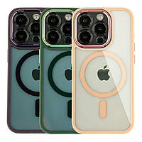 Чохол TPU+PC+Metal Calais with MagSafe для iPhone 15 Pro Max Колір Black florentia