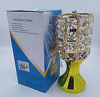 Лампа на підставці циліндр обертається Rgb диско лампа нічник зі світломузикою florentia