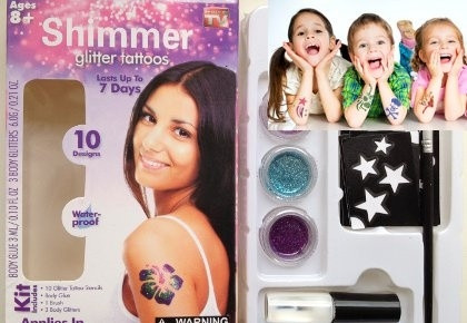 Мерцающие блестящие татуировки shimmer glitter tattoos - фото 3 - id-p30902785