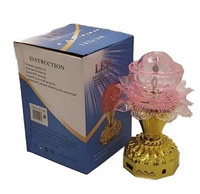 Лампа обертається на підставці квітка Rgb диско лампа нічник зі світломузикою florentia